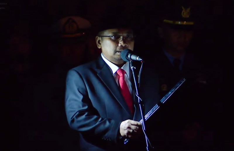 Menag Yaqut Pimpin Doa Apel Kehormatan dan Renungan Suci Perdana di Memorial Park IKN