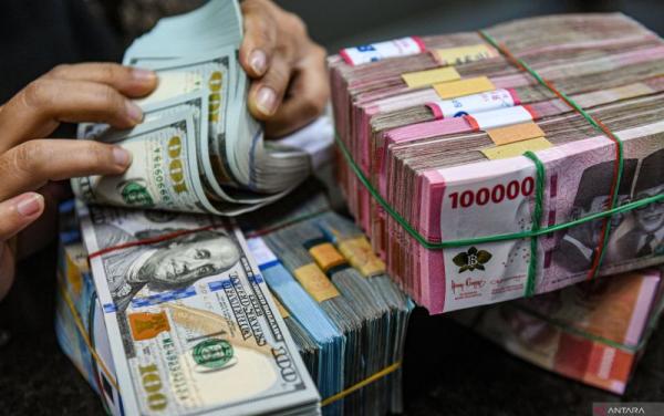 Nilai Rupiah Terhadap Dolar AS Meningkat 56 Poin Menjadi Rp15.494