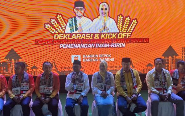 Diusung PKS-Golkar, Imam-Ririn Miliki Visi Depok Berkarya, Sejahtera untuk Semua