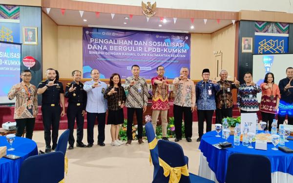 Dongkrak Perekonomian Kalimantan Selatan, LPDB-KUMKM Optimalkan Pengalihan Dana Bergulir