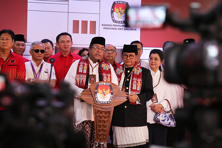 Akhirnya Pramono-Rano Diusung Mak Banteng Maju Pilkada DKI