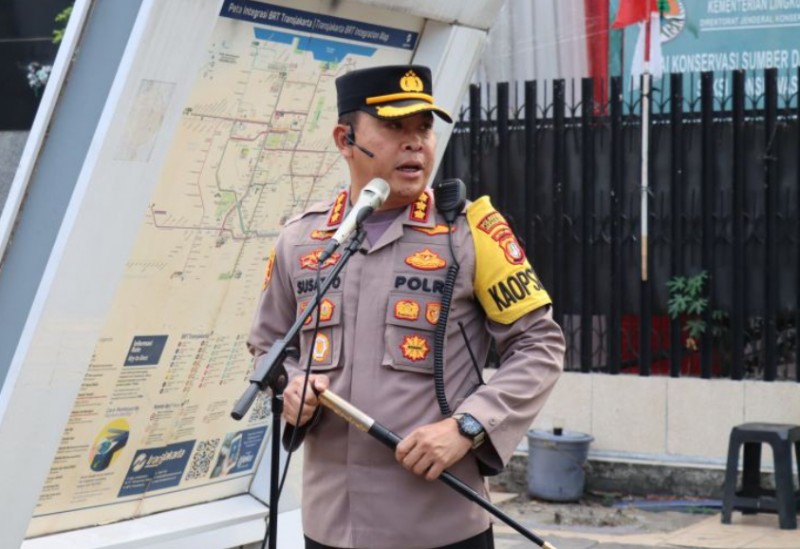 Polisi Kerahkan 1.784 Personel untuk Amankan Aksi Ojol dan Kurir di Jakpus
