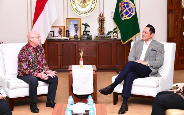 Pertemuan dengan USAID, AHY Bahas Target Pendaftaran Tanah dan Pembangunan Indonesia