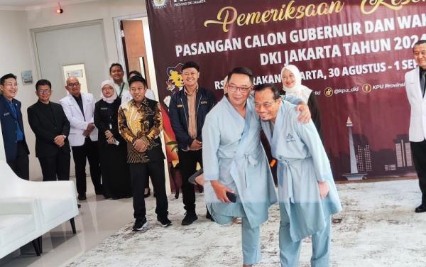 RK-Suswono Jalani Tes Kesehatan Narkoba-Psikologi di RSUD Tarakan