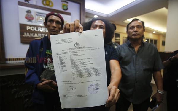 FOTO AJV Laporkan Pengawal Atta Halilintar ke Mapolres Jaksel