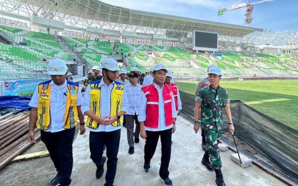 Muhadjir Effendy Tinjau Kesiapan Arena PON XXI Aceh-Sumut 2024 di Sumut