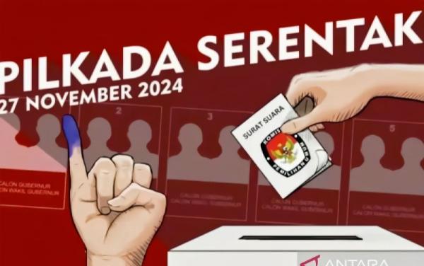 Pilkada 2024 Diikuti 1.533 Paslon, 37 Lawan Kotak Kosong