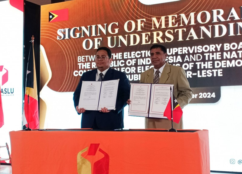 Bawaslu RI dan KPU Timor Leste Berbagi Pengalaman Soal Praktik Demokrasi