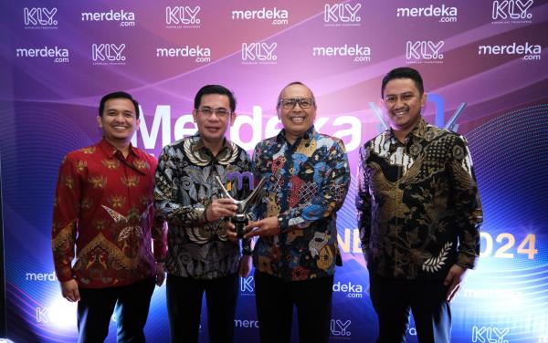 Kementerian ATR/BPN Raih Penghargaan Program Inovatif untuk Negeri pada Merdeka Award 2024