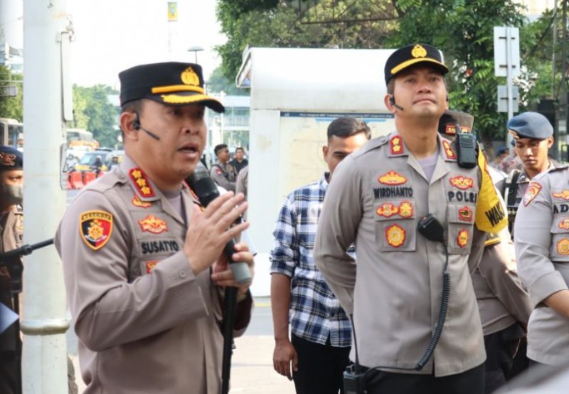 Kepolisian Kerahkan 1.321 Personel Gabungan untuk Amankan Pengundian Nomor Urut Cagub-Cawagub Pilkada DKI Jakarta 2024