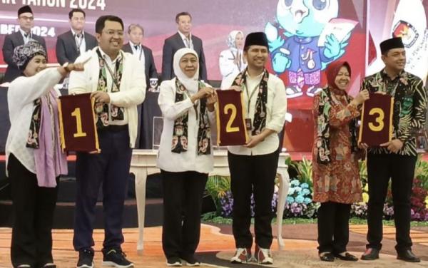 Pilgub Jatim: Luluk Nomor Urut 1, Khofifah 2 Risma 3