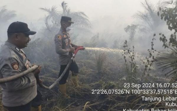 Kebakaran Lahan di Rokan Hilir, 25 Hektar Hangus Terbakar