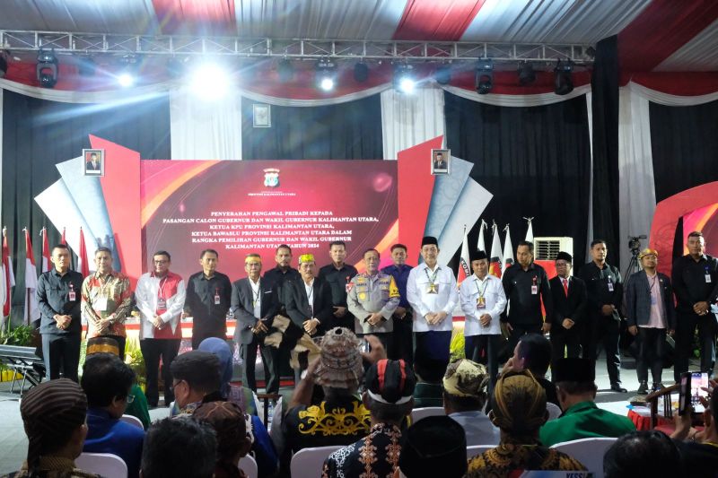 Polda Kaltara Serahkan Walpri bagi Kandidat Kepala Daerah