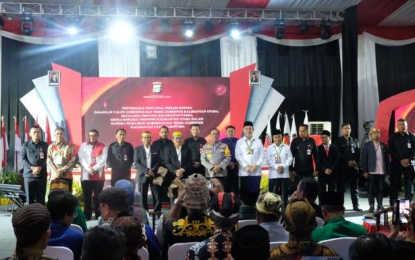 Polda Kaltara Serahkan Walpri bagi Kandidat Kepala Daerah