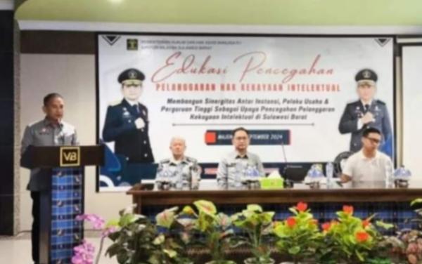 Kemenkumham Sulbar Upaya Cegah Pelanggaran KI di Majene