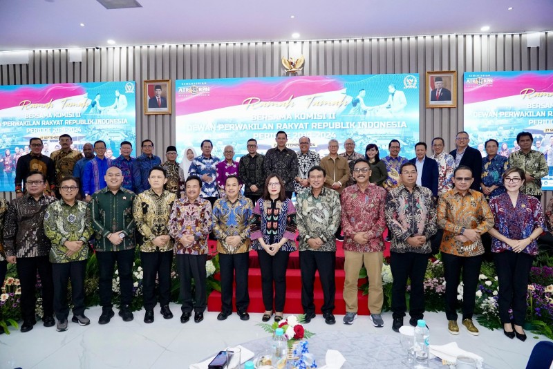 AHY Apresiasi Dukungan Komisi II DPR RI bagi Program Kementerian ATR/BPN
