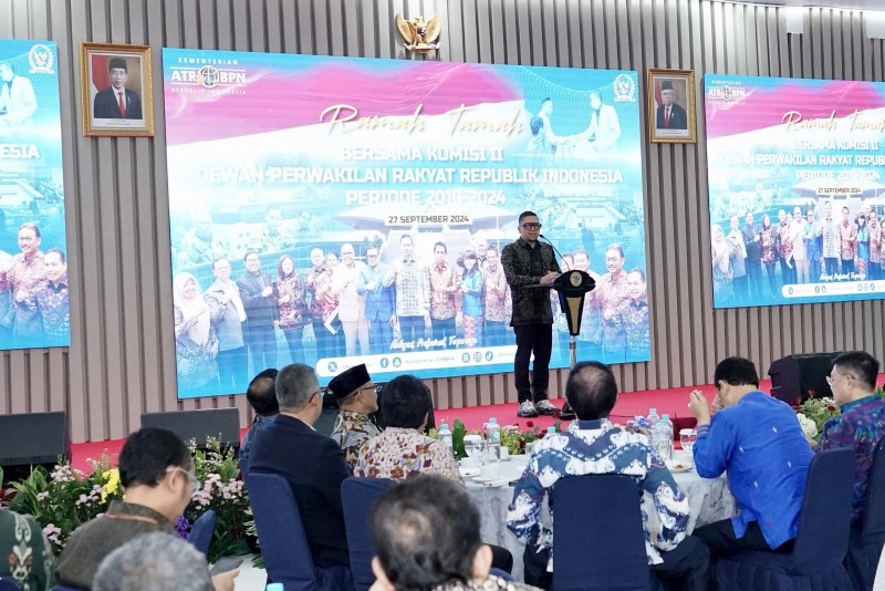 Ketua Komisi II DPR RI Akui Hubungan Mitra Kerja Paling Akrab dengan Kementerian ATR/BPN