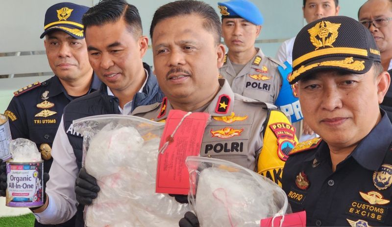 Polda Jateng Gagalkan Pengiriman 12 Kg Sabu dari Malaysia di Pelabuhan Tanjung Emas