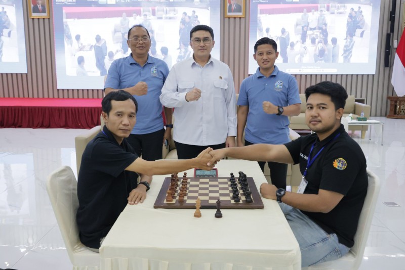 Kementerian ATR/BPN Adakan Turnamen Catur Hantaru 2024