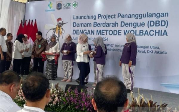 Pemprov DKI Jakarta Luncurkan Program Penanggulangan DBD dengan Nyamuk Aedes Aegypti Ber-Wolbachia