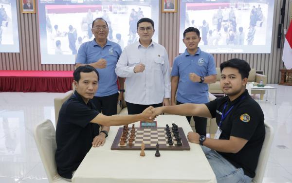 Kementerian ATR/BPN Adakan Turnamen Catur Hantaru 2024