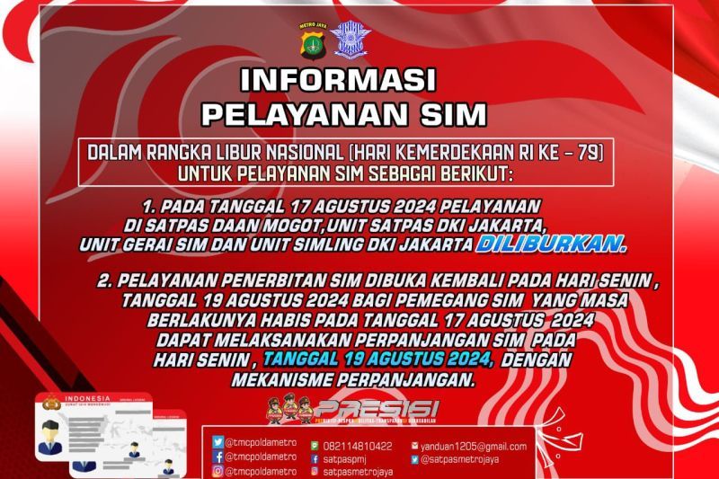 Mudahkan Masyarakat, Layanan SIM Keliling Tersedia di Lima Lokasi Jakarta Hari Ini
