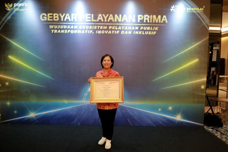 Sentra Dharma Guna Bengkulu Raih Penghargaan Top Inovasi Pelayanan Publik Kelompok Replikasi dari Kementerian PANRB