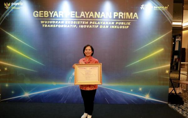 Sentra Dharma Guna Bengkulu Raih Penghargaan Top Inovasi Pelayanan Publik Kelompok Replikasi dari Kementerian PANRB