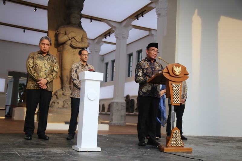 Wakili Jokowi, Muhadjir Resmikan Pembukaan Kembali Museum Nasional Indonesia