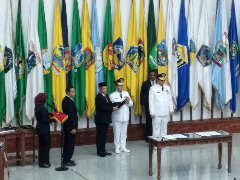 Mendagri Lantik Pj Gubernur DKI Jakarta dan Pj Gubernur Papua Tengah