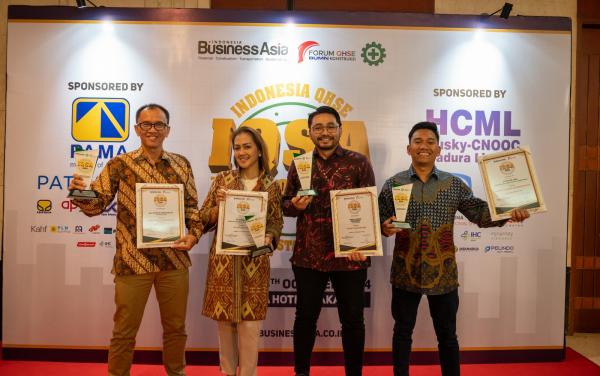 Pertamina Patra Jasa Raih Sejumlah Penghargaan di Indonesia QHSE Sustainability for Business Award 2024