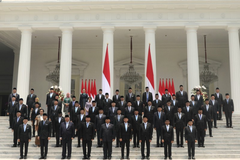 Kabinet Merah Putih: Golkar Menteri Terbanyak, Gerindra Wamen Terbanyak