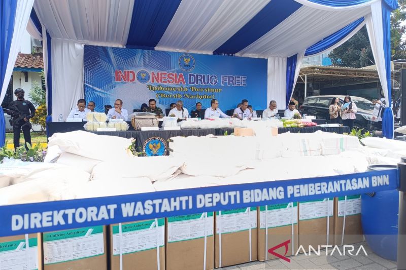 BNN Musnahkan Narkoba yang Ancam 1,1 Juta Jiwa Masyarakat