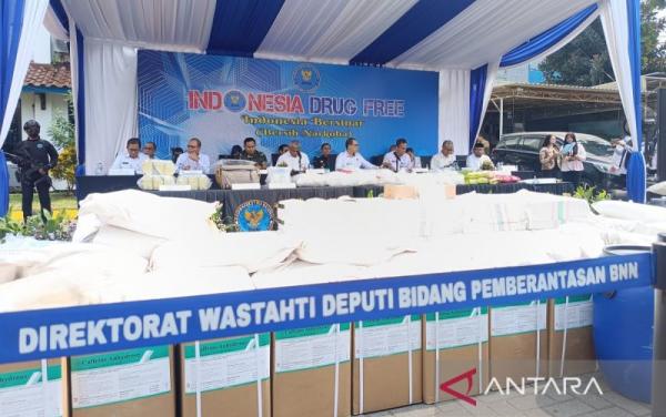BNN Musnahkan Narkoba yang Ancam 1,1 Juta Jiwa Masyarakat
