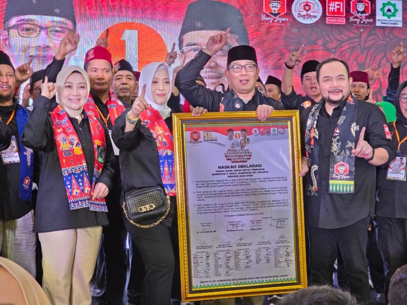 Labuhkan Dukungan ke RIDO, Bang Japar: Warga Jakarta Harus Tetap Jadi Kreator Pembangunan