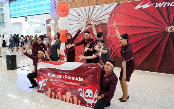 Semarak Peringatan Hari Sumpah Pemuda Bersama KCIC di Stasiun Halim