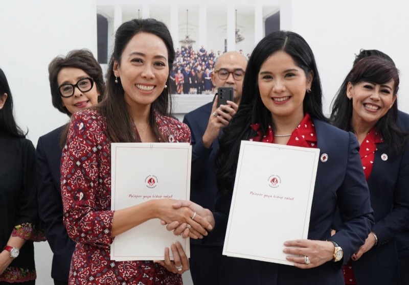 Annisa Pohan Resmi Jabat Ketua Umum Yayasan Jantung Indonesia 2024-2029