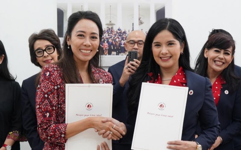Annisa Pohan Resmi Jabat Ketua Umum Yayasan Jantung Indonesia 2024-2029