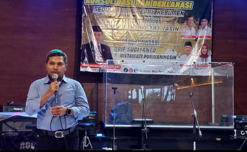 Sedulur Mas Ferry Kebumen Perkuat Dukungan untuk Arif-Rista