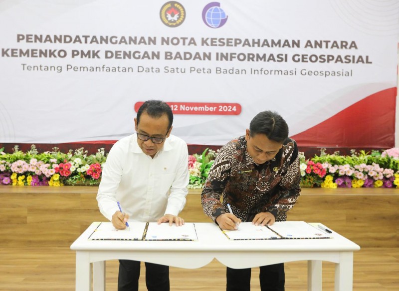 Gandeng Geospasial, Kemenko PMK Optimalisasi Kebijakan Berbasis Data