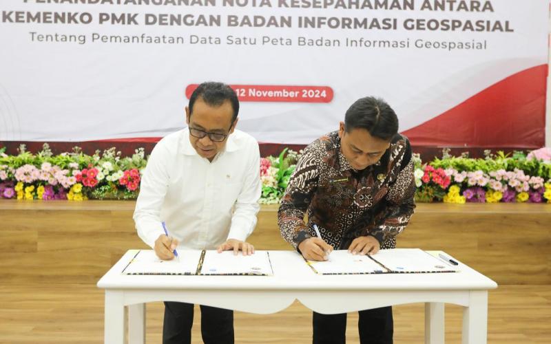 Gandeng Geospasial, Kemenko PMK Optimalisasi Kebijakan Berbasis Data
