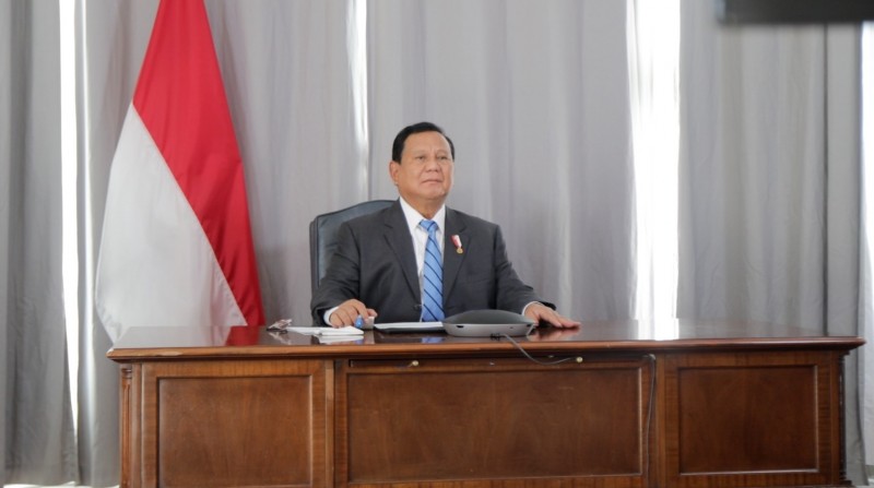 Prabowo Monitoring Penanganan Erupsi Gunung Lewotobi dari AS