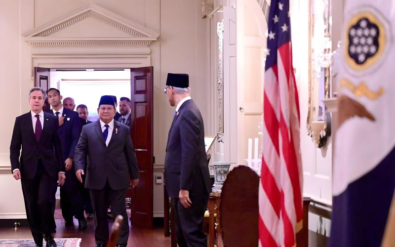 Dinner Bersama Blinken, Prabowo: Apakah Anda Punya Solusi Soal Palestina?