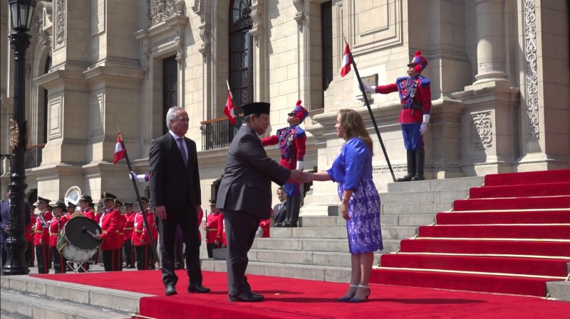 Prabowo Terima The Order of The Sun of The Peru, Penghargaan Sipil Tertua di Amerika