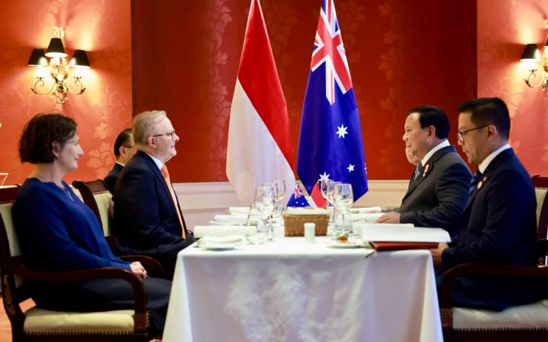 Breakfast Meeting Prabowo-Albanese, Bahas Pertahanan dan Ekonomi