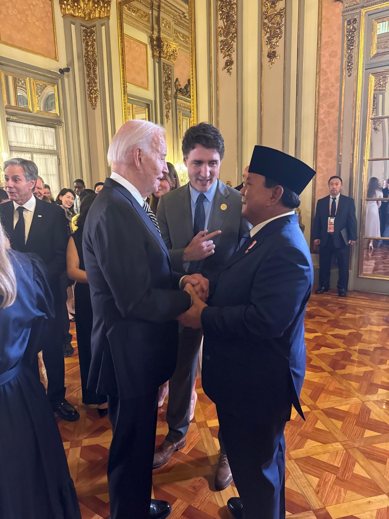 Intip Keakraban Prabowo Bersama Joe Biden, Trudeau dan Xi Jinping