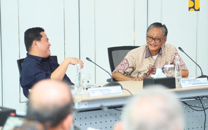 Kementerian PU dan Kementerian BUMN Bahas Restrukturisasi BUMN Karya