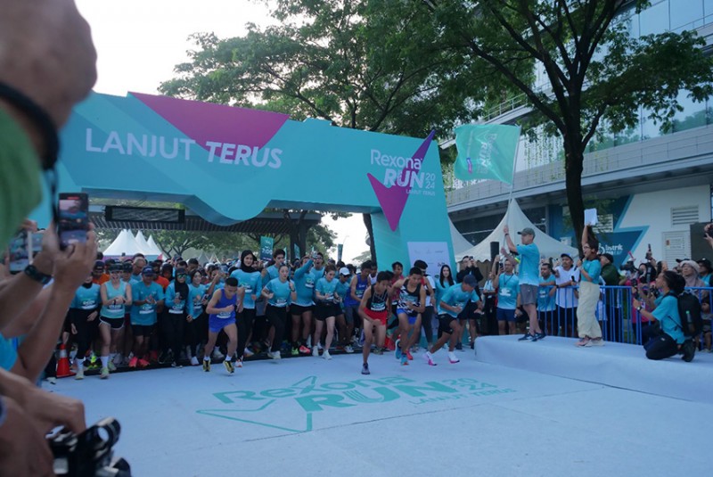 Rexona Run 2024 Sukses Ajak 3.500 Pelari Tunjukan Semangat #LanjutTerus
