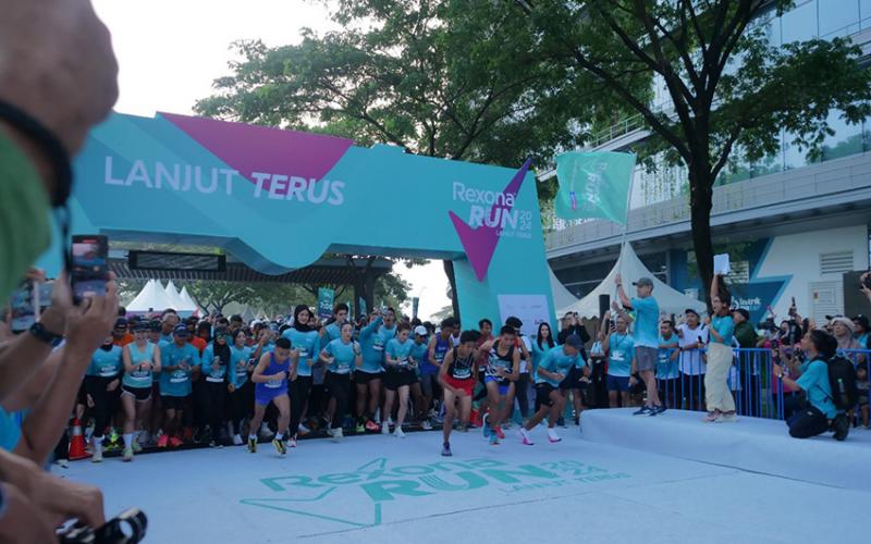 Rexona Run 2024 Sukses Ajak 3.500 Pelari Tunjukan Semangat #LanjutTerus
