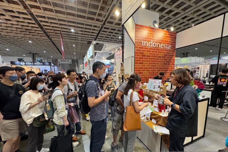 Biji Kopi Indonesia Dipamerkan di Taiwan International Coffee Show 2024